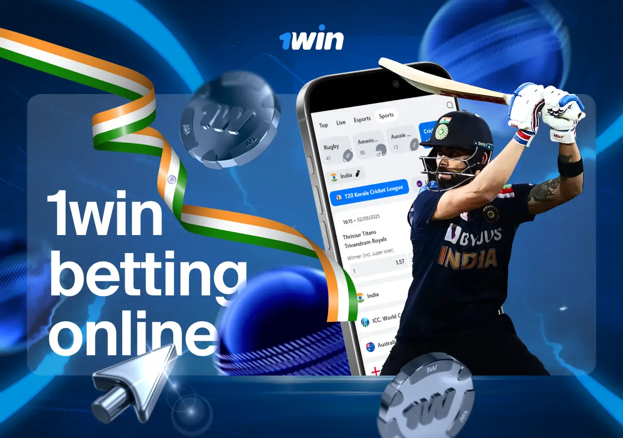 Betting at 1win for Indian users.